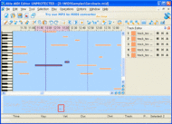 Able MIDI Editor screenshot